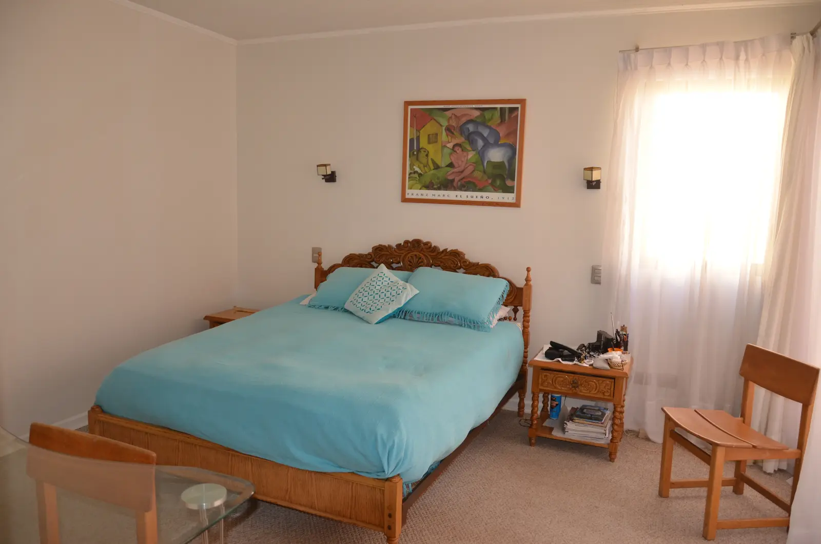 Suite principal con cama de dos plazas